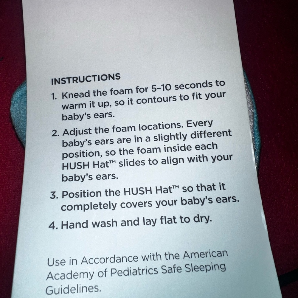 Baby Noise-Softening Hat - NEW - Picture 8 of 9